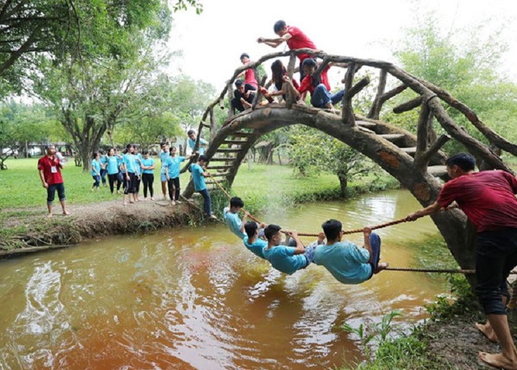 Khu du lịch Bò Cạp Vàng không gian vàng giải trí