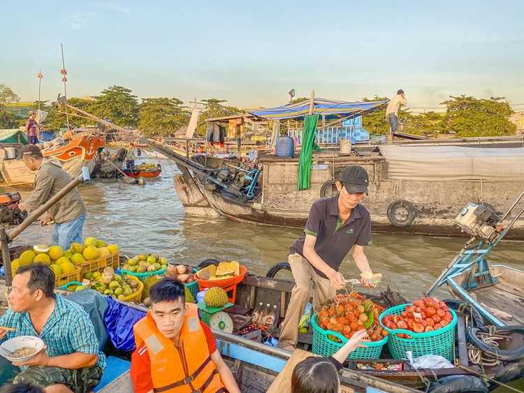 Chợ nổi Cần Thơ, đặc sản du lịch sông nước